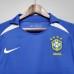 Brazil 2002 World Cup Away Blue Soccer Jersey